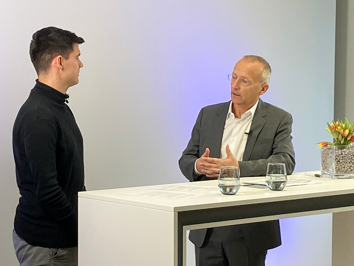 Claudius Weingart und Jens Düwel im Dialog