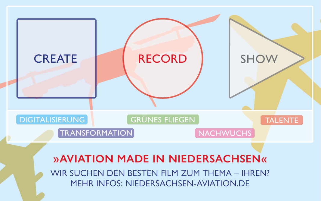 Videowettbewerb „Aviation made in Niedersachsen“