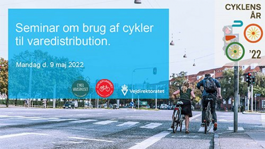 Presentation about cargo bike distribution at Danish Road Directorate