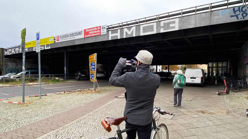 Start eines neuen Projektes und erste Begehung des Untersuchungsgebiet in Berlin